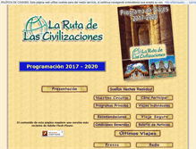 Tablet Screenshot of larutadelascivilizaciones.com